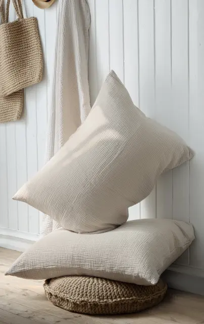 Borås Cotton Torino kuddfodral 60x80 Beige 