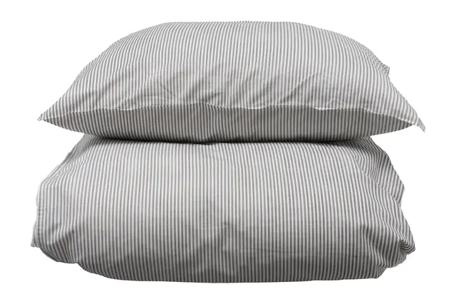 Borås Cotton Cille bäddset 150x210/50x60 Antrasit 