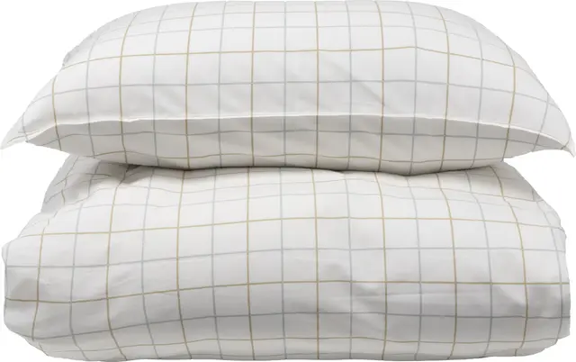 Borås Cotton Lumi bäddset 230x220/2*50x60 Taupe 
