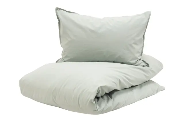 Borås Cotton Breeze bäddset 100% ekologi 230x220/50x60 Dusty green 