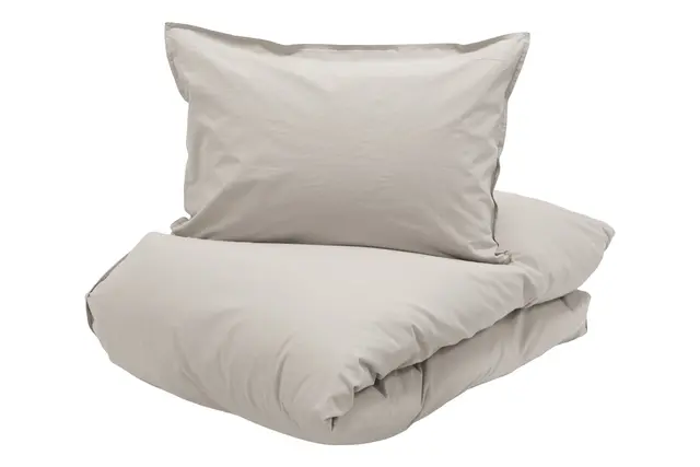 Borås Cotton Breeze bäddset 100% ekologi 150x210/50x60 Light grey 