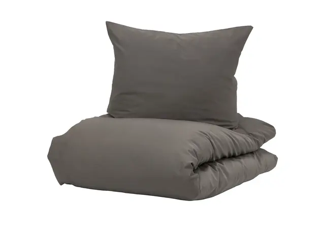Borås Cotton Cloud bäddset 150x210/50x60 Antrasit 