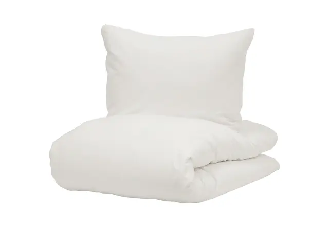 Borås Cotton Cloud bäddset 150x210/50x60 Optical white 