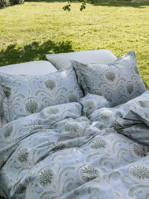 Borås Cotton Moulins bäddset 230x220/2*50x60 Blå 