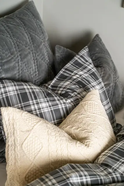 Borås Cotton Chamonix kuddfodral 40x60 Snow white 