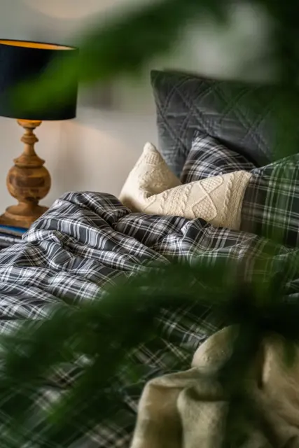 Borås Cotton Chamonix kuddfodral 40x60 Snow white 