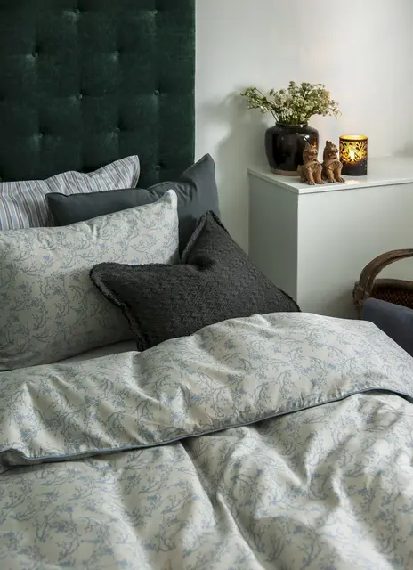 Borås Cotton Sakura bäddset 230x220/50x60 Blue 