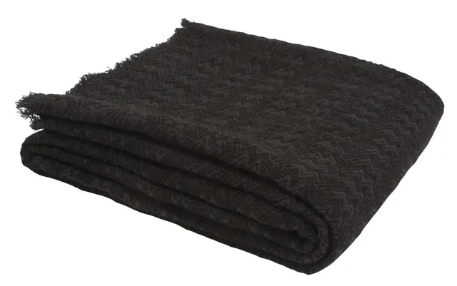 Borås Cotton Toulon sängöverkast 130x260 Raven 