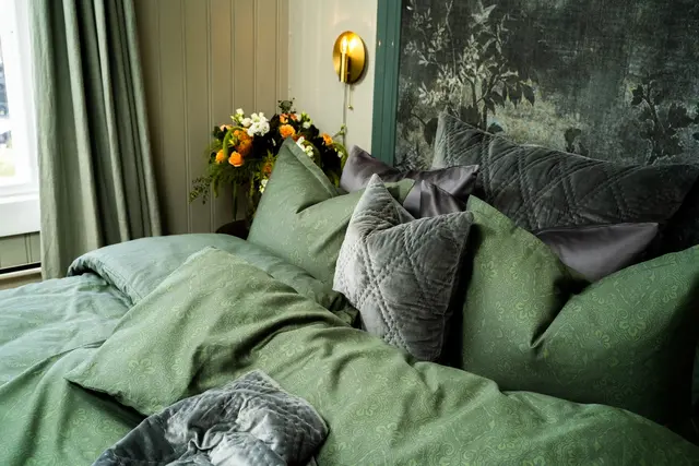 Borås Cotton Vito bäddset 230x220/50x60 Green 