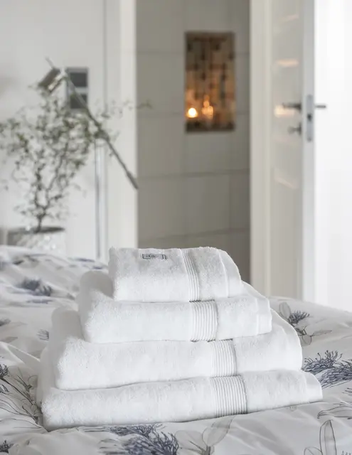 Borås Cotton Zen handduk 86x150 White 
