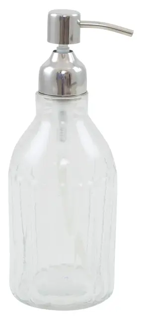 Halvor Bakke Butler tvåldispenser Clear glass/shiny silver 