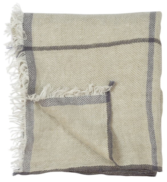 Halvor Bakke Cornwall pläd 130x170 Beige 