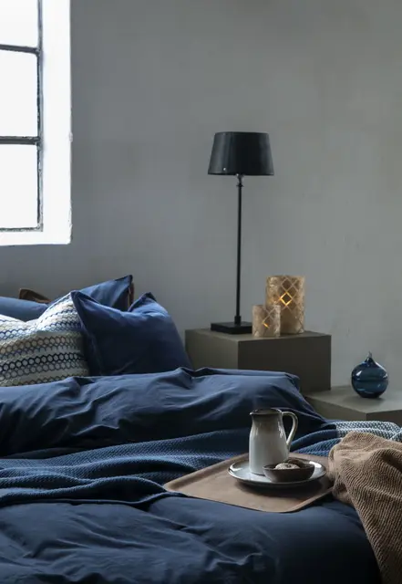 Turiform Chill bäddset 150x210/50x60 Mörkblå 