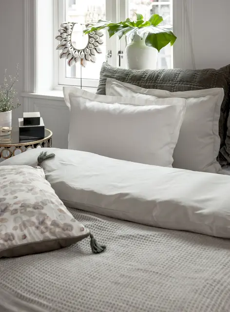 Borås Cotton Grand bäddset 230x220/50x60 Light mole 