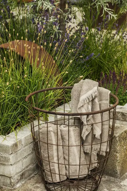 Gustav Ovland Figaro handduk 50x70 Beige / Vass 