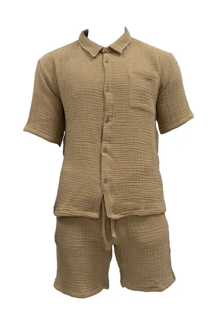 Gustav Ovland Nicola pyjamas m/shorts S/M Rökt ek 