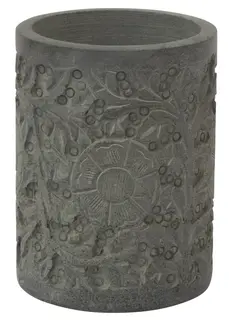 Bor&#229;s Cotton Hamam tandborstekopp Grey stone embossed