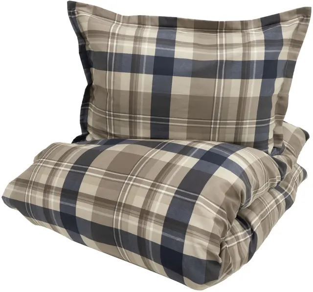 Halvor Bakke Nevlunghavn bäddset 150x210/50x60 Blå / Midnight blue 
