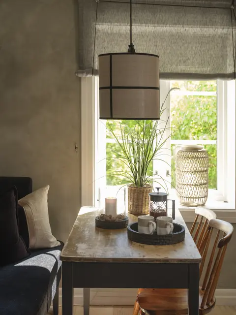 Halvor Bakke Lombok rotting lyslykt H45 Natur 