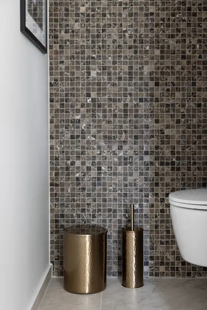 Halvor Bakke Lutz toalettborsthållare Bronse 