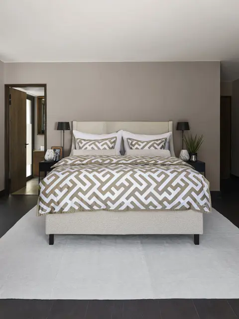 Halvor Bakke Anura bäddset 150x210/50x60 Beige / Pure cashmere 