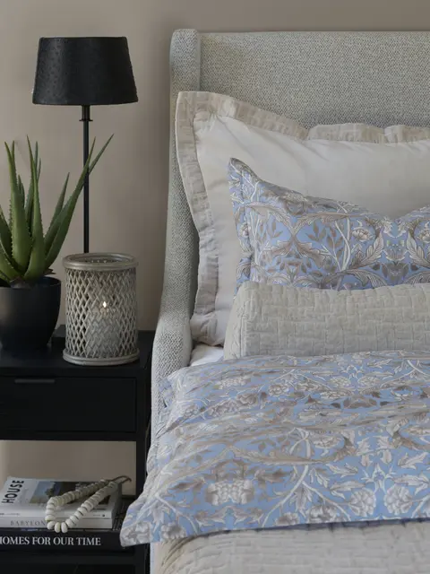 Halvor Bakke Hazendal bäddset 150x210/50x60 Celestial blue 