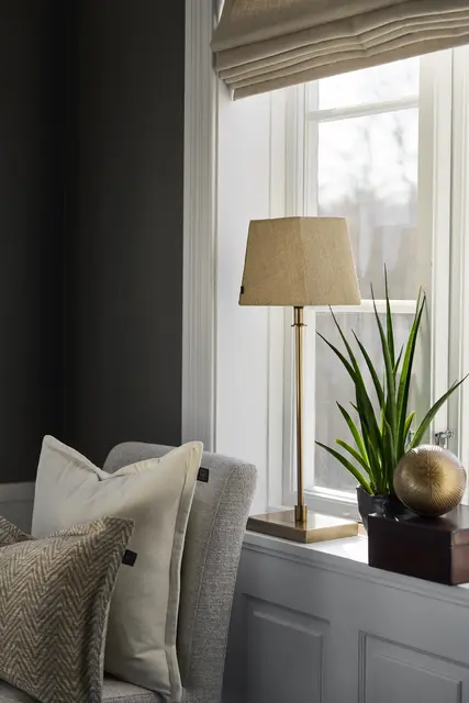 Halvor Bakke Solli bordslampa 13x20 H48cm Messing 