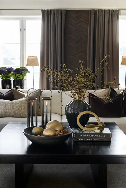 Halvor Bakke Marmi stormlykta innomhus H40 Brun 