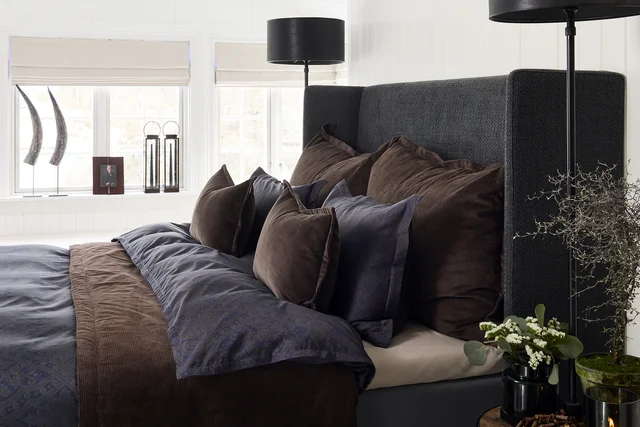 Halvor Bakke Frogner bäddset 230x220/2*50x60 Blå / Midnight blue 