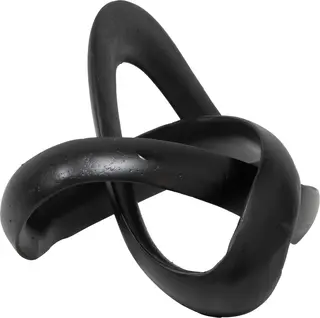 Halvor Bakke Blommenholm skulptur 15x13x22 Svart