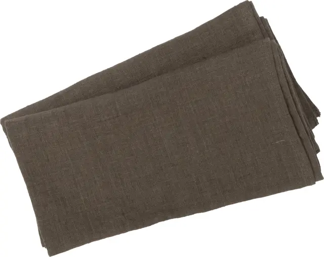 Halvor Bakke Fagerborg linneservett 2pk 45x45 Brun 