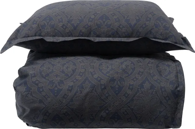 Halvor Bakke Frogner bäddset 150x210/50x60 Blå / Midnight blue 