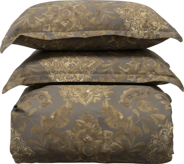 Halvor Bakke Gimle bäddset 230x220/2*50x60 Brun / Mullvad 