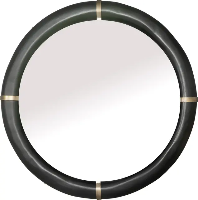 Halvor Bakke Lysaker spegel Ø65 Svart 