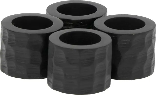 Halvor Bakke Pret servettring 4-pack Svart 