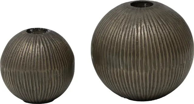 Halvor Bakke Skillebekk ljusstake Stor Brun 