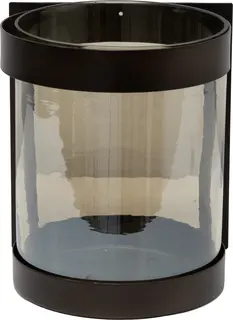 Halvor Bakke Vila vägglykta glas järn Ø20 Brun metall med glass