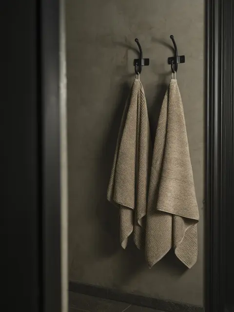 Halvor Bakke Ocean handduk 50x100 Beige / Pure cashmere 