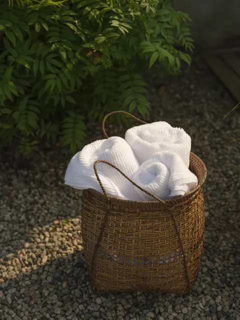 Halvor Bakke Ocean handduk 50x100 Vit / Brilliant white 