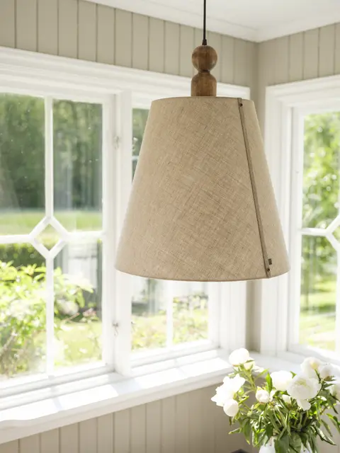 Halvor Bakke Rivonia taklampe lin Ø50 Natur 