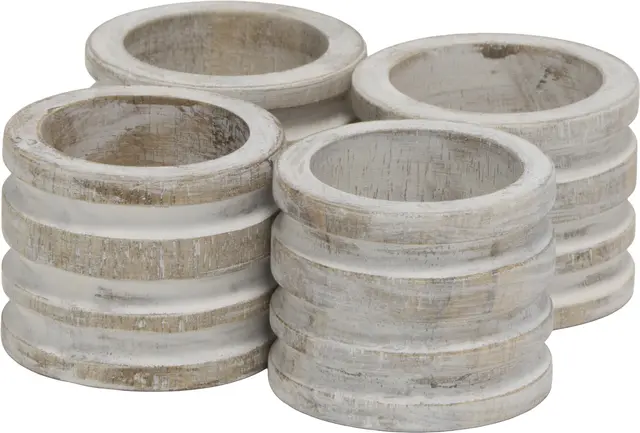Halvor Bakke Isola serviettring 4-pack Ø4 Vit 
