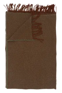 Halvor Bakke Ashford pl&#228;d 120x190 Dusty olive/ rustic brown