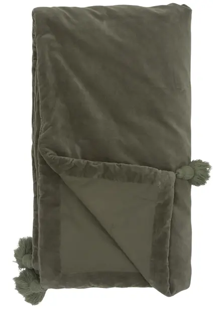 Halvor Bakke Byron sängöverkast 140x240 Dusty olive 