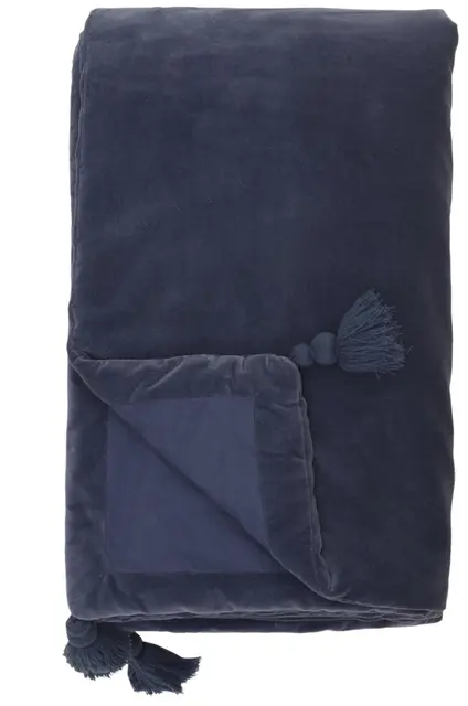 Halvor Bakke Byron sängöverkast 140x240 Vintage indigo 