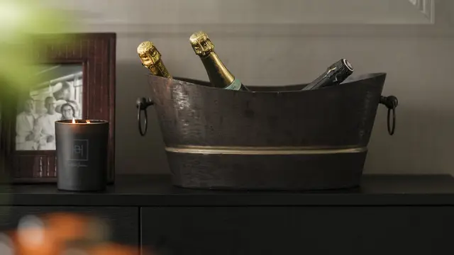 Halvor Bakke Kimberley vinkjøler stor 50x30x21 Brun/Koks 