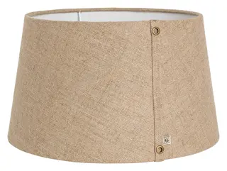 Halvor Bakke Stranda Studs skjerm lin 25 cm rund Beige
