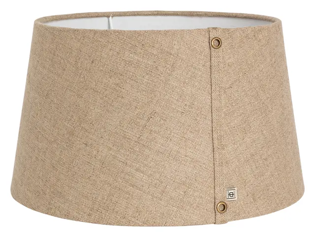 Halvor Bakke Stranda Studs skjerm lin 25 cm rund Beige 