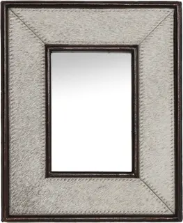 Halvor Bakke ramme i skinn foto 10x15 23x28 tofarget skinnramme