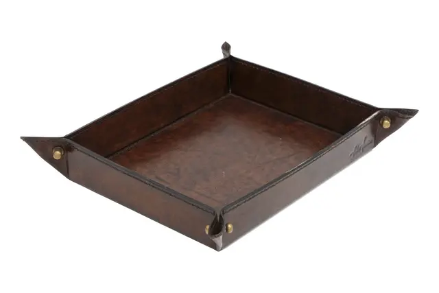 Halvor Bakke brett med folde hjørner 24x19x4 avlangt 