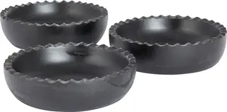 Halvor Bakke Lesotho tresk&#229;ler 3-pk &#216;13 Sort matt m/rillekant